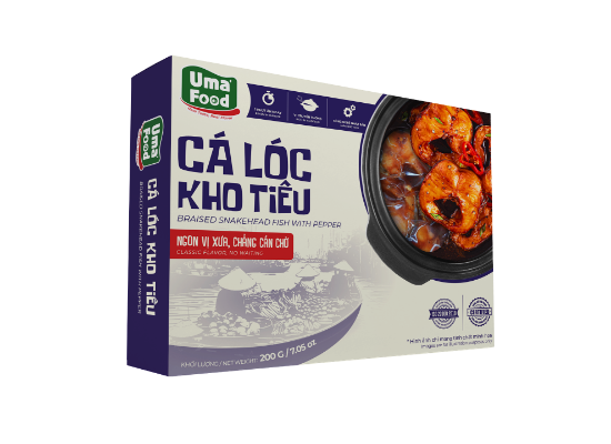 Picture of Braised Snakehead with Pepper 200g (CÁ LÓC KHO TIÊU)