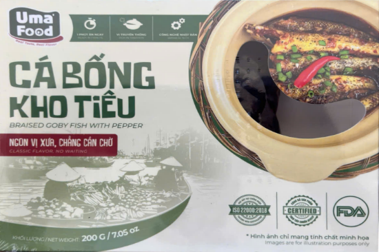 Picture of Braised Goby Fish with Pepper 200g ( CÁ BÓNG KHO TIÊU)